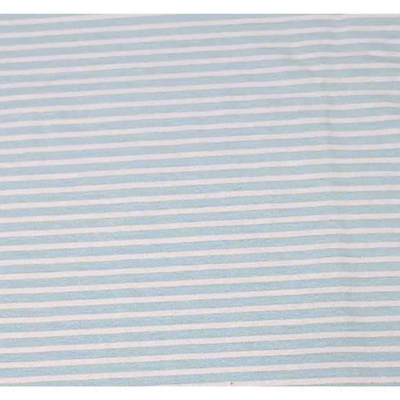Peter Millar Light Blue and White Striped Polo Shirt - Picture 11 of 16